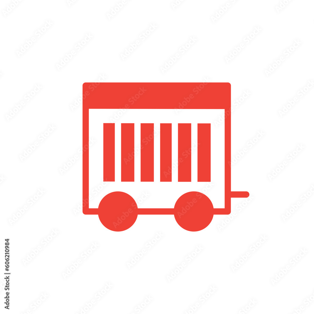 Circus Car Train Solid Icon Circus Car Train Solid Icon