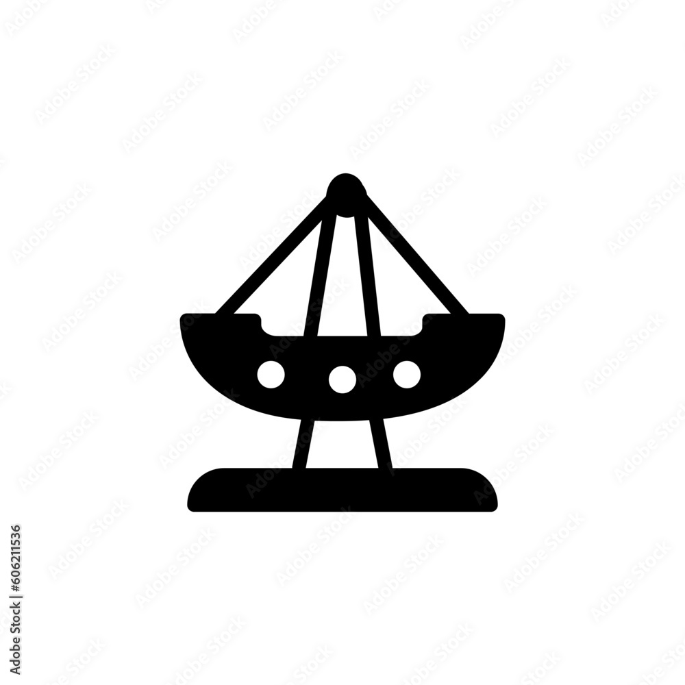 Boat Park Circus Solid Icon Boat Park Circus Solid Icon