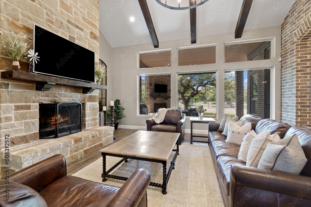 luxury living room with a fireplace luxury living room with a fireplace
