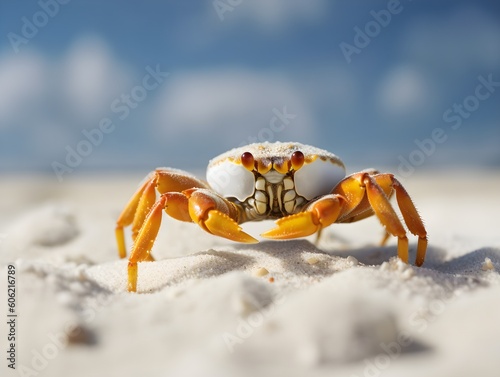 ghost crab on the beach
