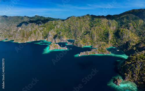 Fototapeta Naklejka Na Ścianę i Meble -  Coron is the third-largest island in the Calamian Islands in northern Palawan in the Philippines.