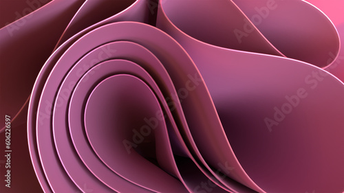 Lilac 3D digital abstract background (ID: 606226597)