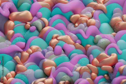 colorful candy background Generative AI