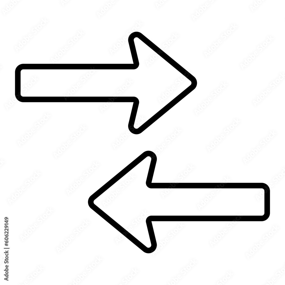 Opposite Arrows Icon Opposite Arrows Icon