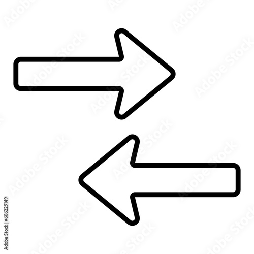 Opposite Arrows Icon
