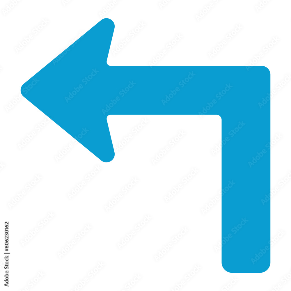 Turn Left Icon Turn Left Icon
