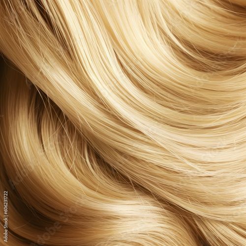 blond hair close-up as a background, created with Generative AI Technology