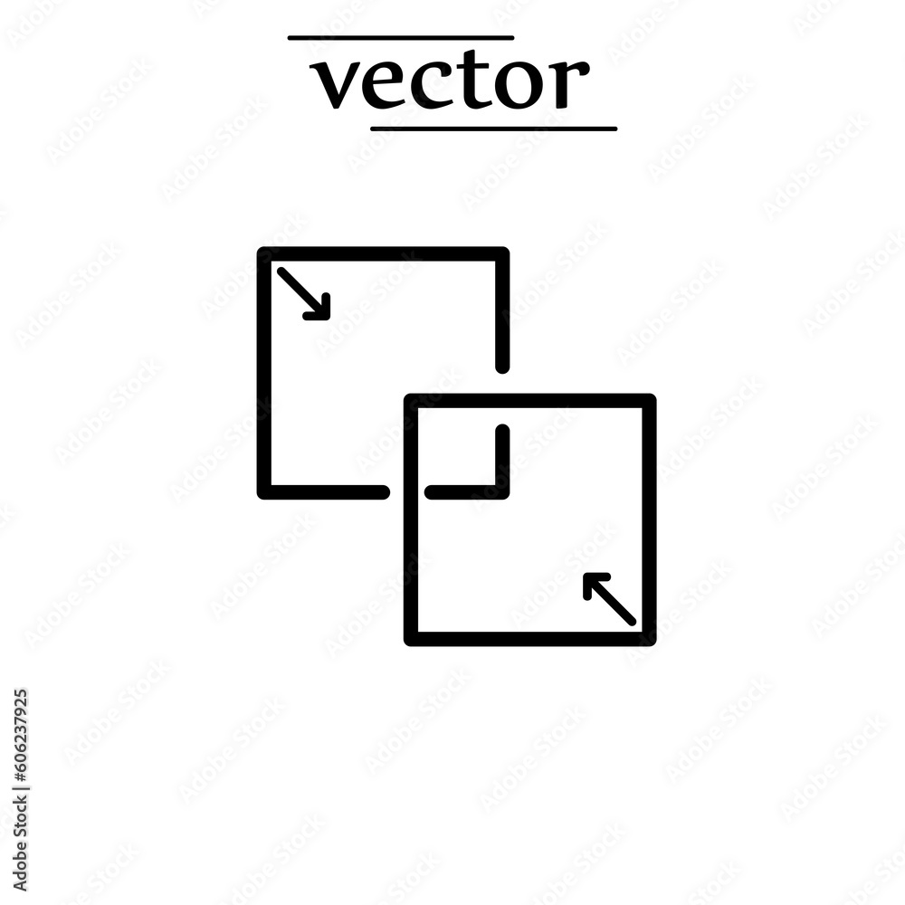 Merge icon - vector illustration flat design on white background..eps Merge icon - vector illustration flat design on white background..eps