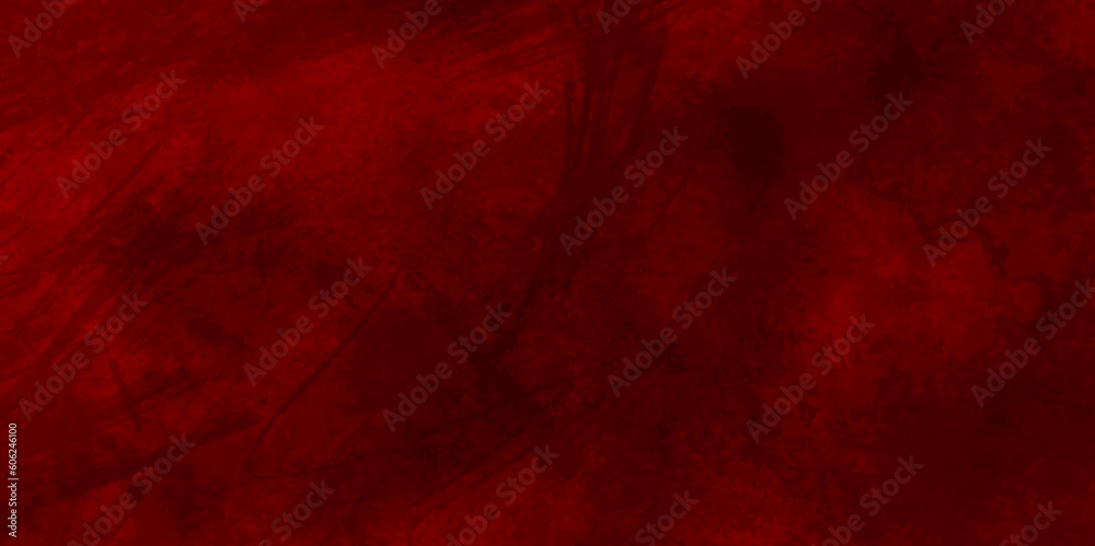 Red abstract background. red paint background. Red background painted with a hard brush background crimson halloween horror concept