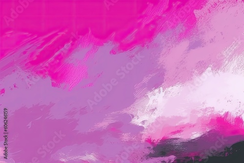 serene and colorful sky with shades of pink and purple Generative AI