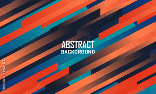 Modern abstract background and white text. Orange and blue tone abstract background.Vector background abstract art style can be used in cover design, book design, poster, flyer, cd cover, website.