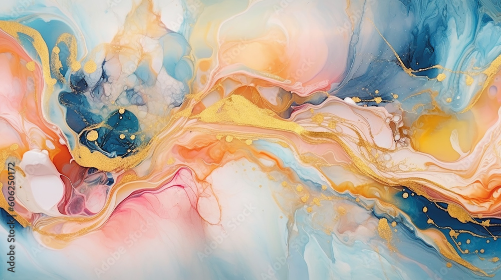 Natural luxury abstract fluid art painting in alcohol ink. Natural luxury abstract fluid art painting in alcohol ink.
