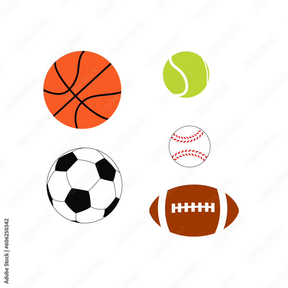 Sports Ball, Basketball Football Tennis Ball baseball Rugby Ball