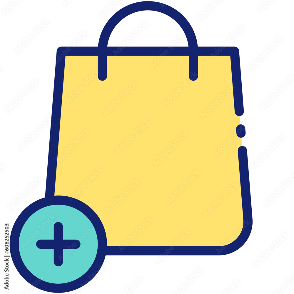 E-commerce Icon Set with Outline Color Style E-commerce Icon Set with Outline Color Style