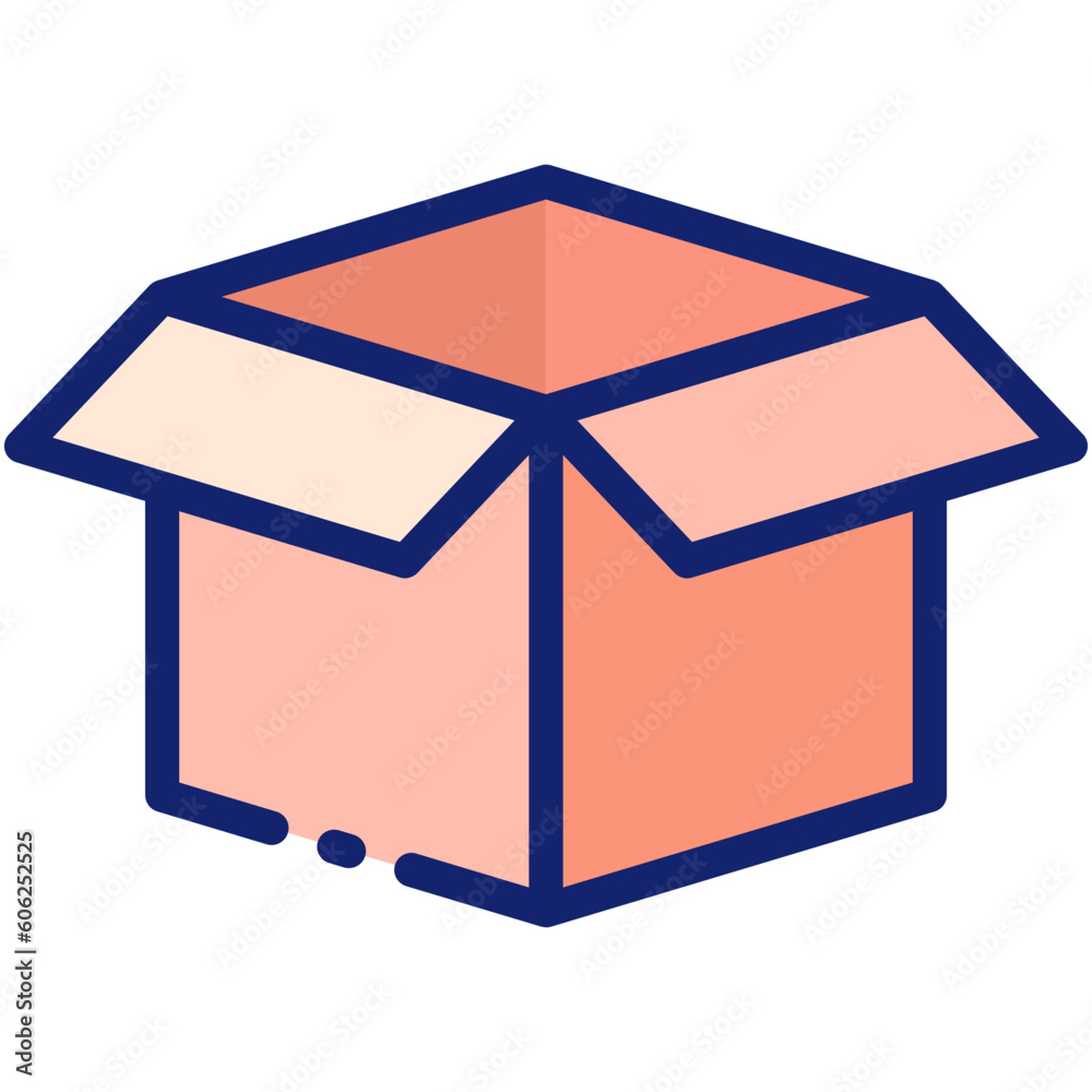 E-commerce Icon Set with Outline Color Style E-commerce Icon Set with Outline Color Style