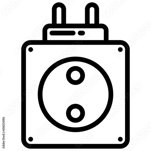Plug outline icon