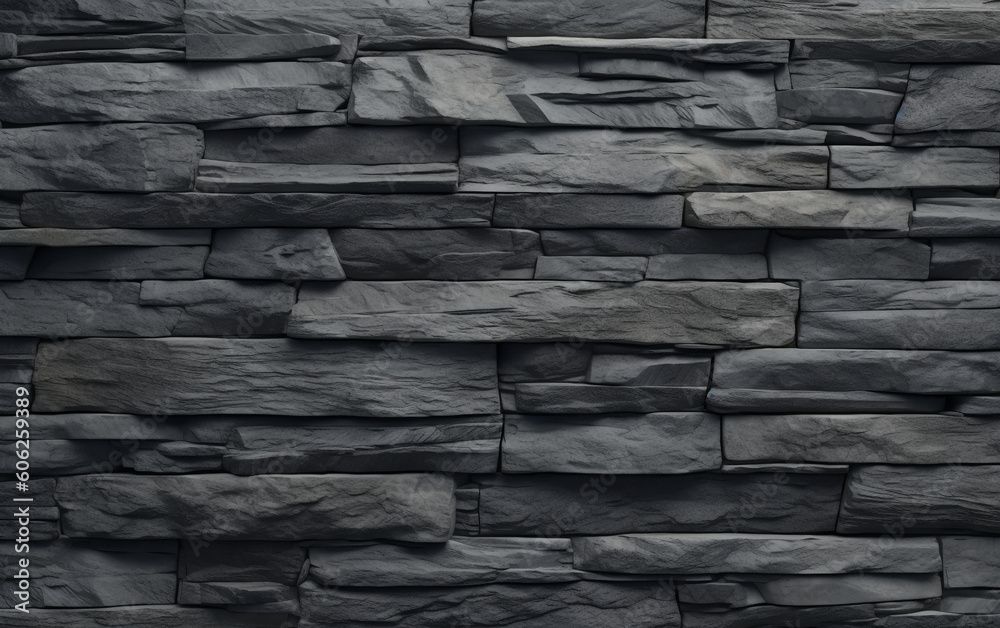 Dark Grey Slate Wall Texture, Generative AI Dark Grey Slate Wall Texture, Generative AI