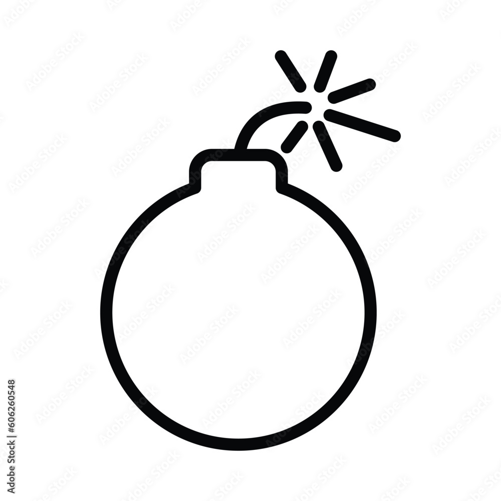 Bomb vector icon Bomb vector icon