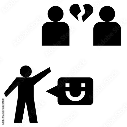 bully glyph style icon