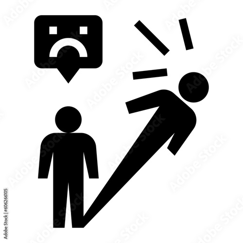bully glyph style icon