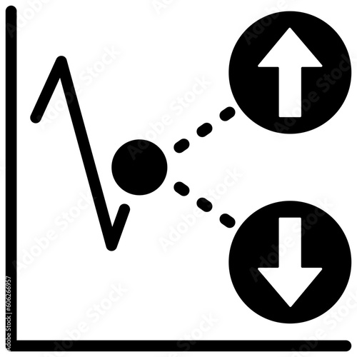 graph glyph style icon