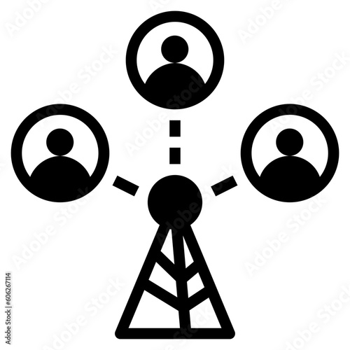 hotspot glyph style icon
