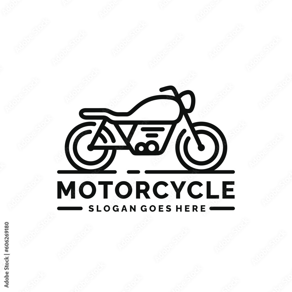 Motorcycle logo design vector illustration Motorcycle logo design vector illustration