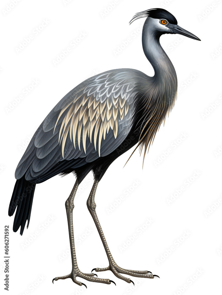 Bold and Beautiful: A Majestic Bird on a Transparent Canvas. Generative AI Bold and Beautiful: A Majestic Bird on a Transparent Canvas. Generative AI