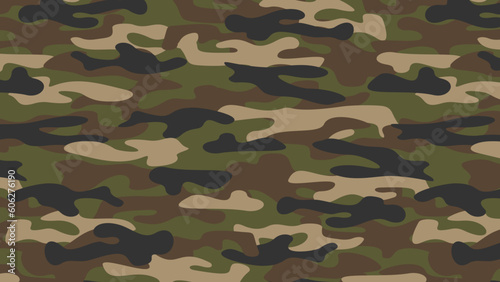 Camoflage Seamless repeating vector Camo pattern swatch