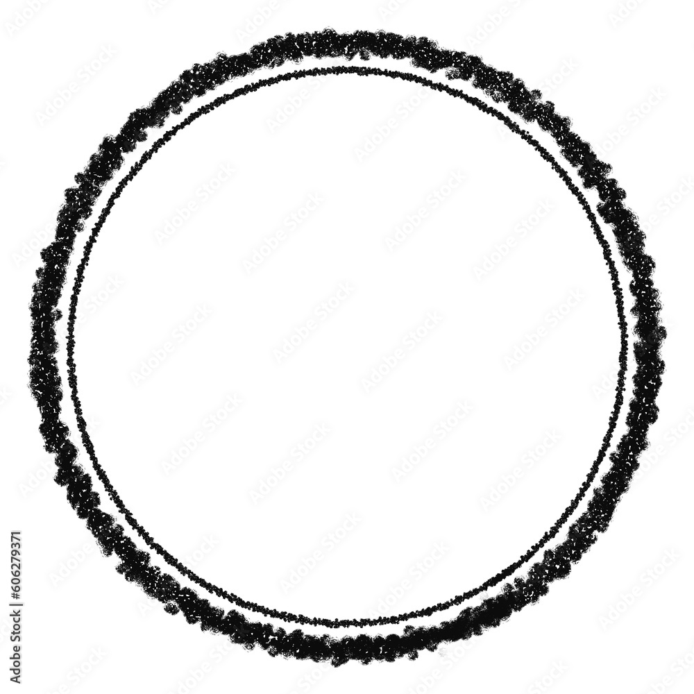 Black circle frame.
Black circle frame.