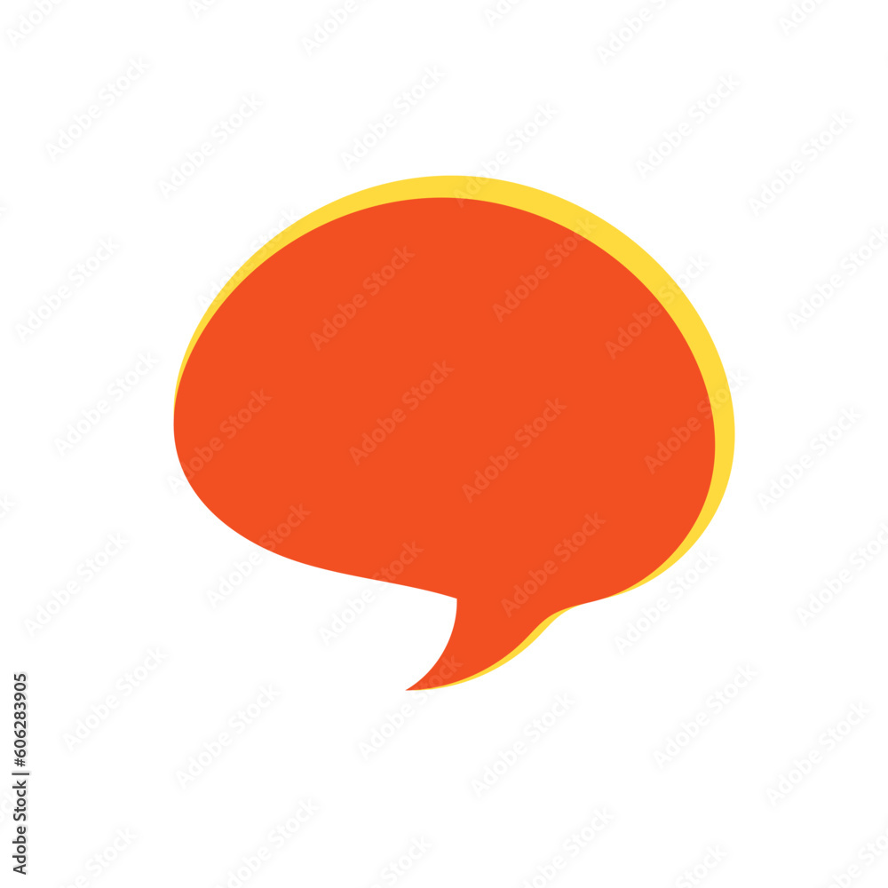 Speech bubble Hand drawn vector shape. Chat bubble element. Speech bubble Hand drawn vector shape. Chat bubble element.