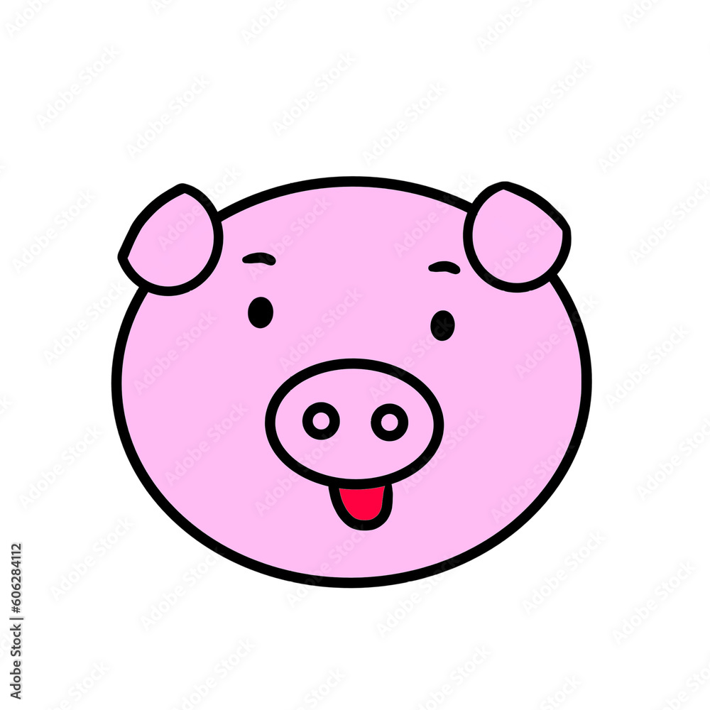 The pig is speaking. The pig is speaking.