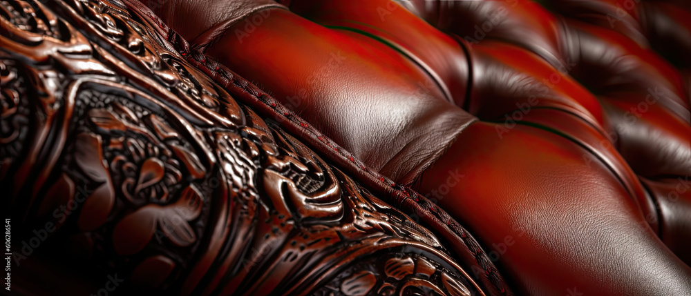 Rich leather chesterfield sofa Rich leather chesterfield sofa