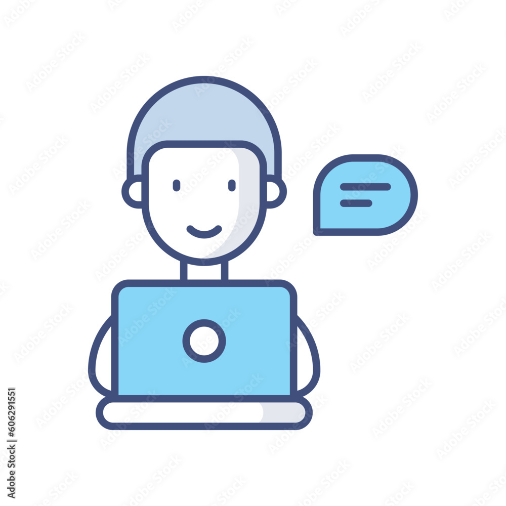 Employee icon vector stock illustration. Employee icon vector stock illustration.