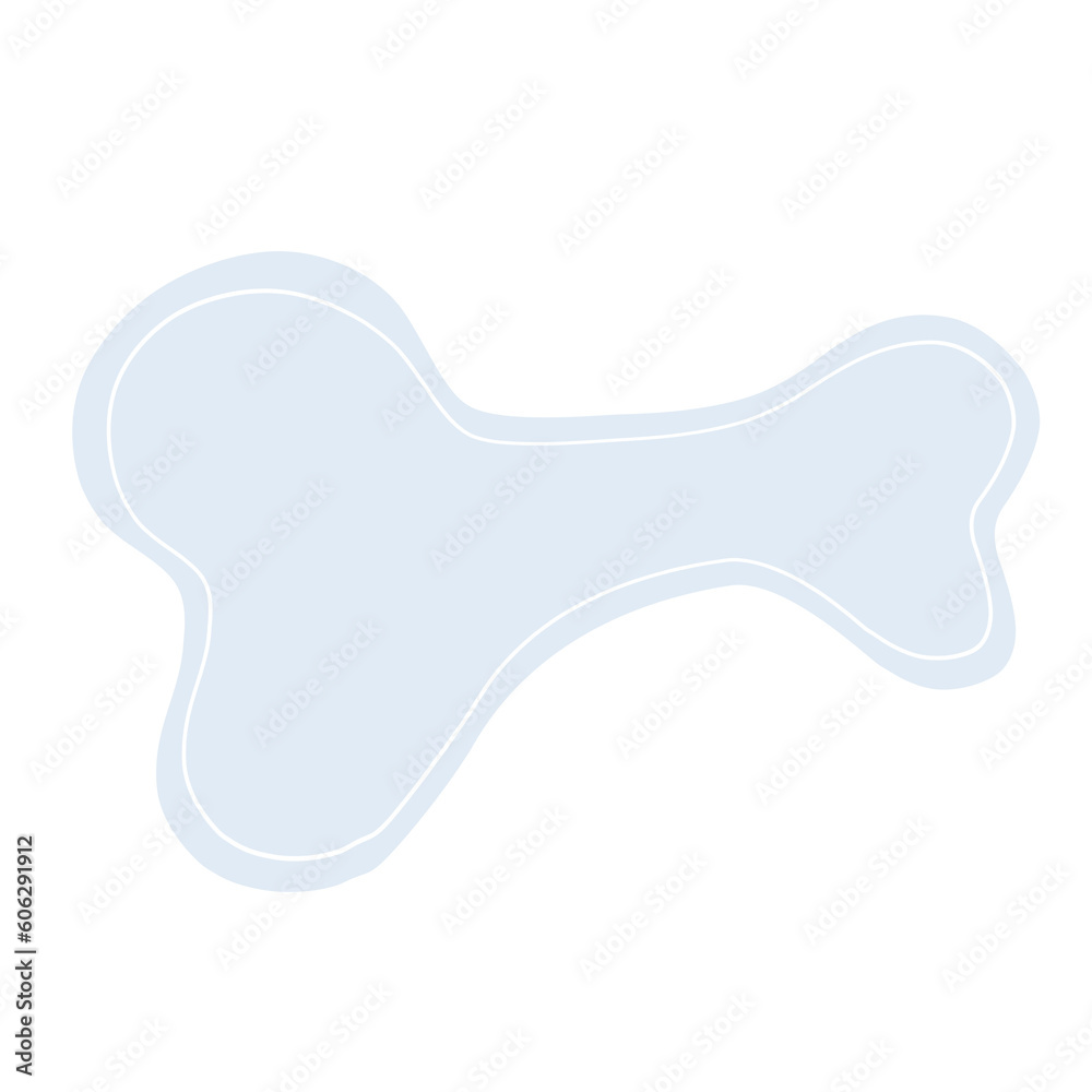 Abstract shape blue blob and line art. Abstract shape blue blob and line art.