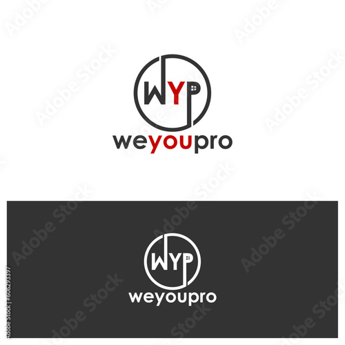 House logo template, Creative House logo design vector, Letter WYP logo concept