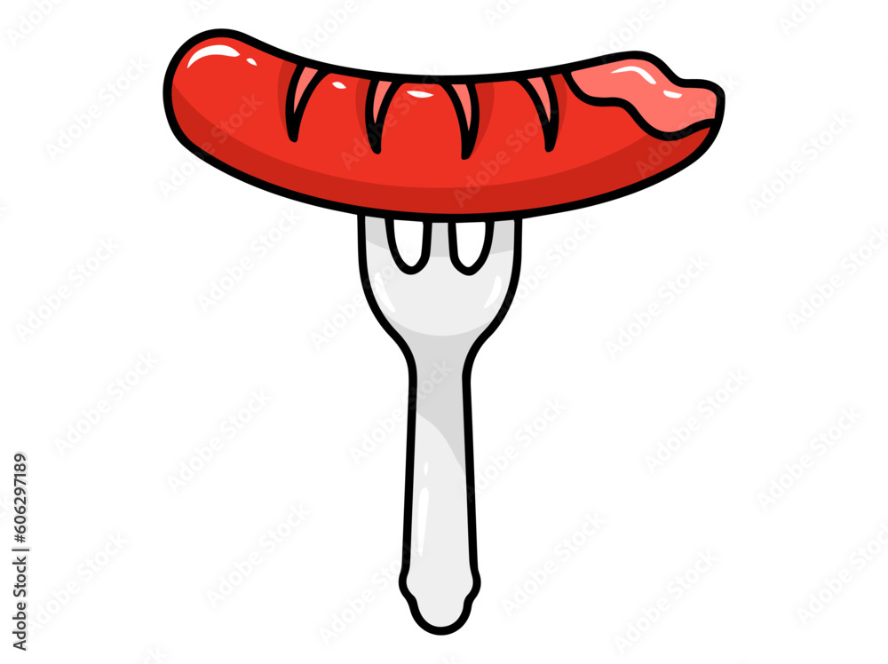 Sausage Fast Food Clipart Illustration
Sausage Fast Food Clipart Illustration