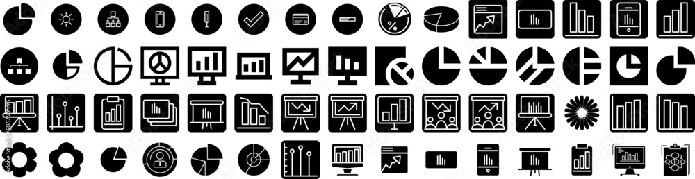 Set Of Diagram Icons Isolated Silhouette Solid Icon With Vector, Presentation, Circle, Diagram, Template, Business, Element Infographic Simple Vector Illustration Logo Set Of Diagram Icons Isolated Silhouette Solid Icon With Vector, Presentation, Circle, Diagram, Template, Business, Element Infographic Simple Vector Illustration Logo