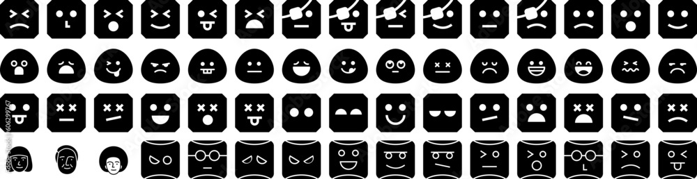 Set Of Expression Icons Isolated Silhouette Solid Icon With Illustration, Vector, Cartoon, Set, Symbol, Icon, Isolated Infographic Simple Vector Illustration Logo Set Of Expression Icons Isolated Silhouette Solid Icon With Illustration, Vector, Cartoon, Set, Symbol, Icon, Isolated Infographic Simple Vector Illustration Logo