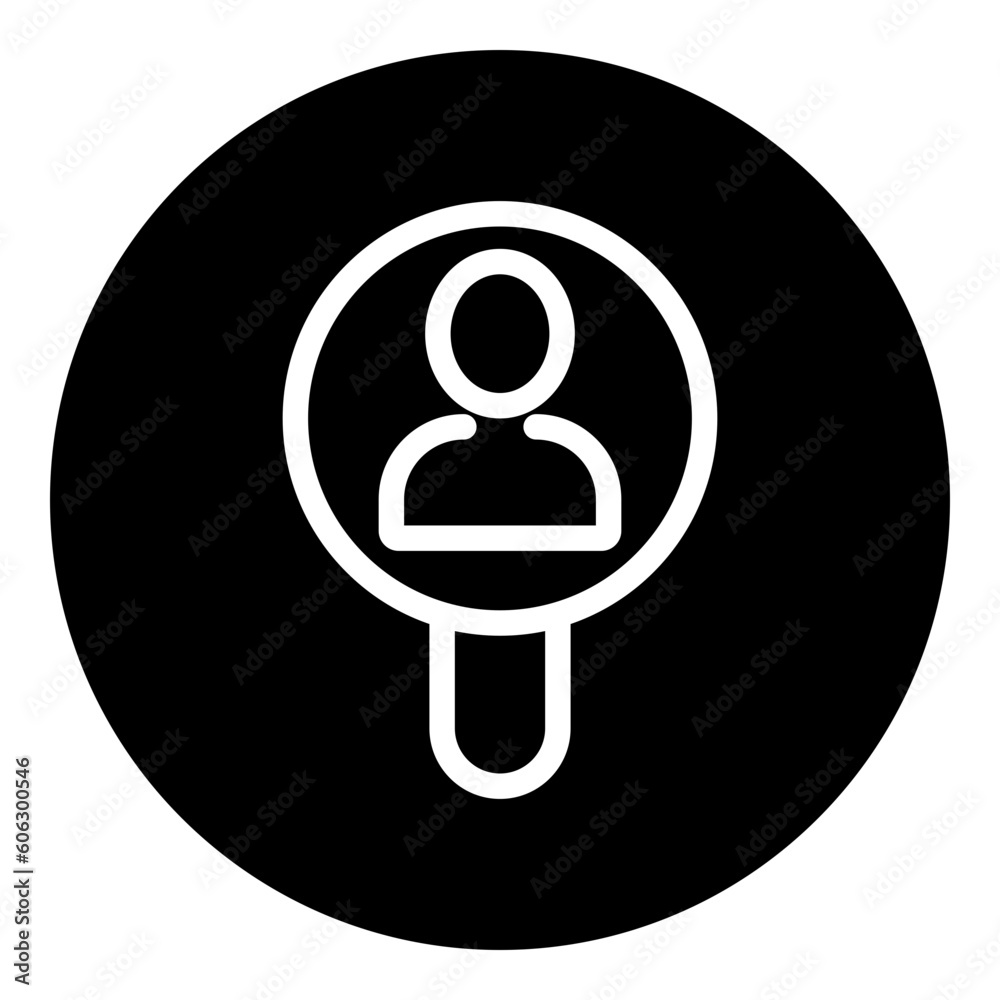 Management Office Icon Circle Line Management Office Icon Circle Line