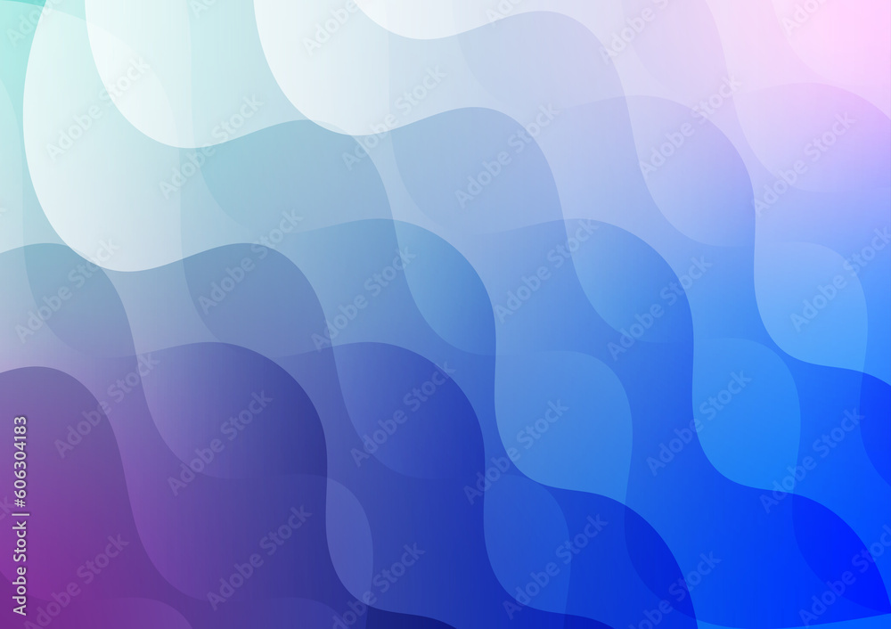 Line wave dynamic blue gradient decoration banner background