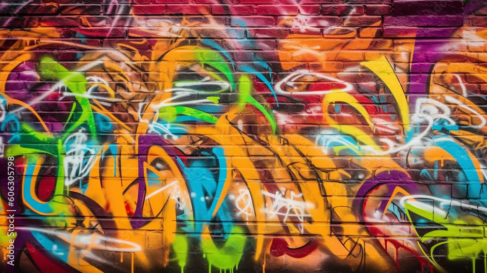 Fototapeta premium Colorful gravity background created using generative AI tools