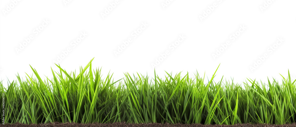Grass isolated on white with copy space Grass isolated on white with copy space