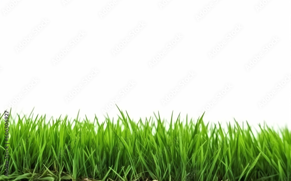 Grass isolated on white with copy space Grass isolated on white with copy space