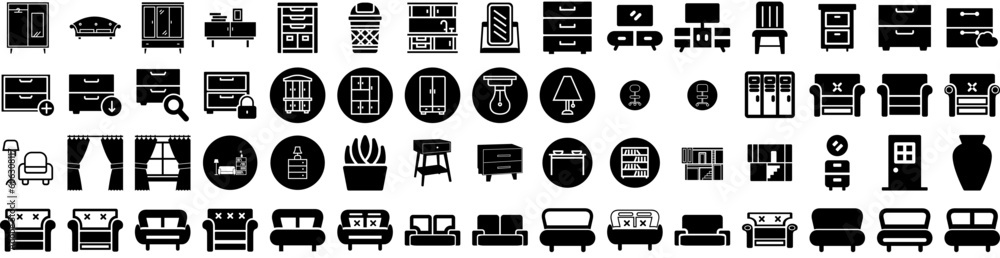 Set Of Interior Icons Isolated Silhouette Solid Icon With Wall, Modern, Furniture, Room, Home, Interior, Design Infographic Simple Vector Illustration Logo Set Of Interior Icons Isolated Silhouette Solid Icon With Wall, Modern, Furniture, Room, Home, Interior, Design Infographic Simple Vector Illustration Logo