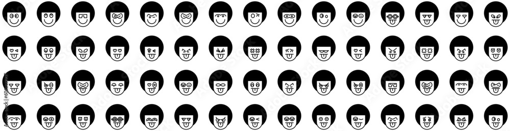 Set Of Emoticon Icons Isolated Silhouette Solid Icon With Icon, Vector, Emoticon, Sign, Face, Symbol, Set Infographic Simple Vector Illustration Logo Set Of Emoticon Icons Isolated Silhouette Solid Icon With Icon, Vector, Emoticon, Sign, Face, Symbol, Set Infographic Simple Vector Illustration Logo