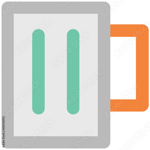 Trendy icon vector of mug 