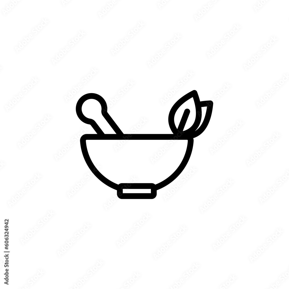 pestle and mortar sign symbol vector pestle and mortar sign symbol vector