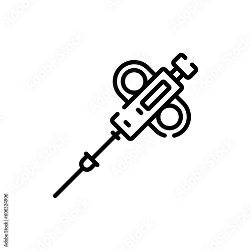 biopsy icon with black color