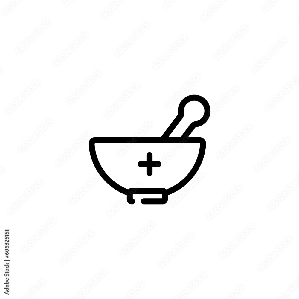 pestle and mortar sign symbol vector pestle and mortar sign symbol vector